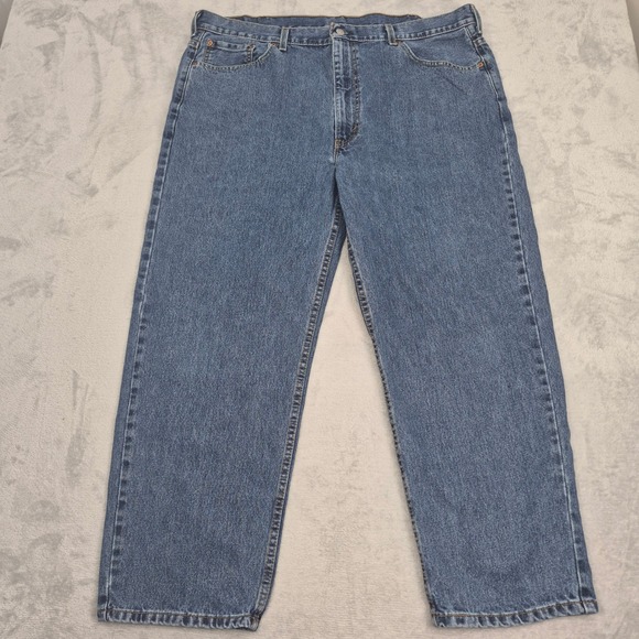 Levi's 44x29 550 Relaxed Fit Jeans Men Dadcore Blue 100% Cotton 01550-4886 Short - Picture 3 of 10